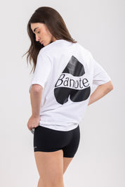 TEE-SHIRT COEUR BLANC