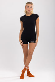 COMBINAISON SHORT RIVKA NOIR