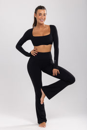 LEGGING CARLA FLAIRE NOIR