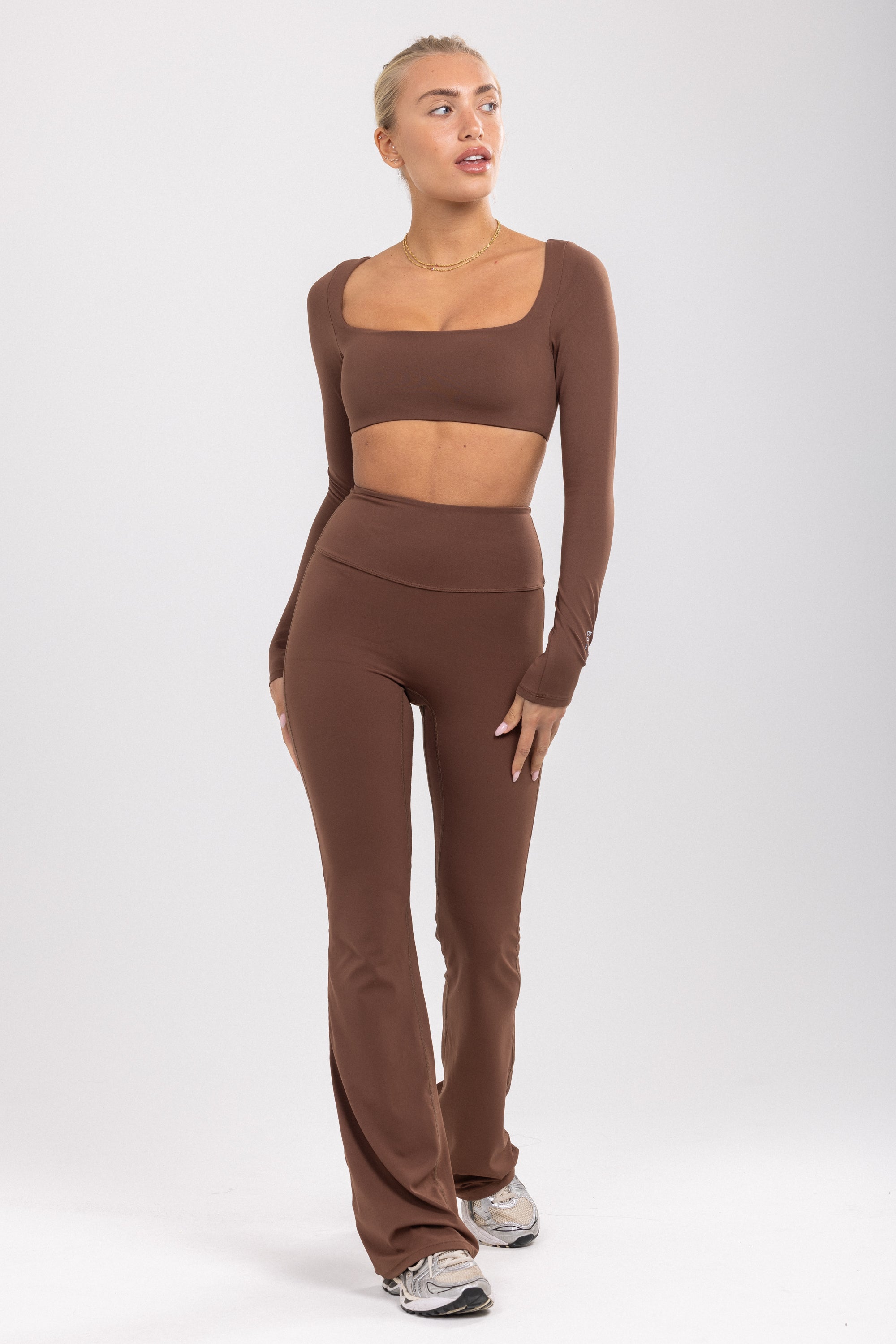 LEGGING CARLA FLAIRE MARRON