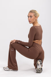 LEGGING CARLA FLAIRE MARRON