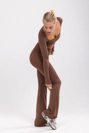 LEGGING CARLA FLAIRE MARRON