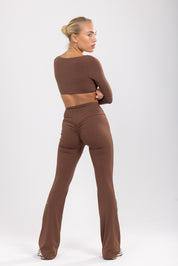 LEGGING CARLA FLAIRE MARRON