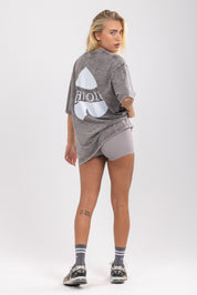 TEE-SHIRT COEUR GRIS