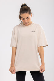 TEE-SHIRT COEUR BEIGE